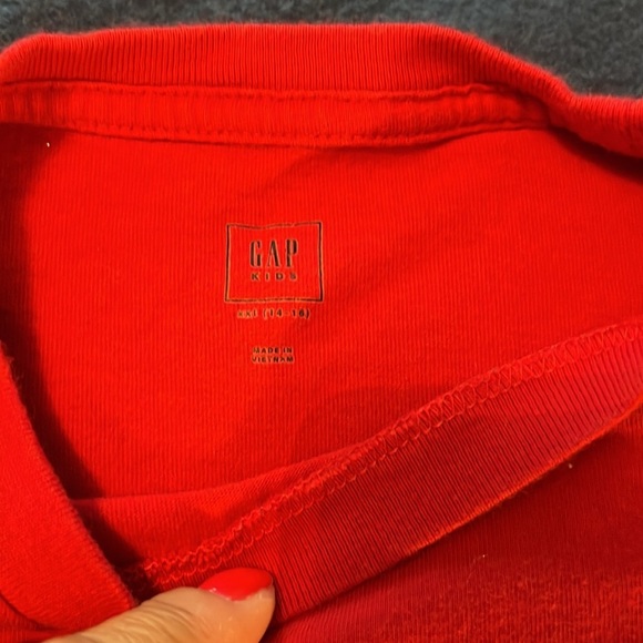 Gap tee with waffle knit long sleeves - Picture 4 of 5